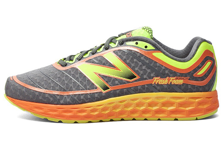 New Balance 980 Series Non-Slip Breathable Low Tops Sports Black Orange Colorblock 'Black Orange' M980GY2