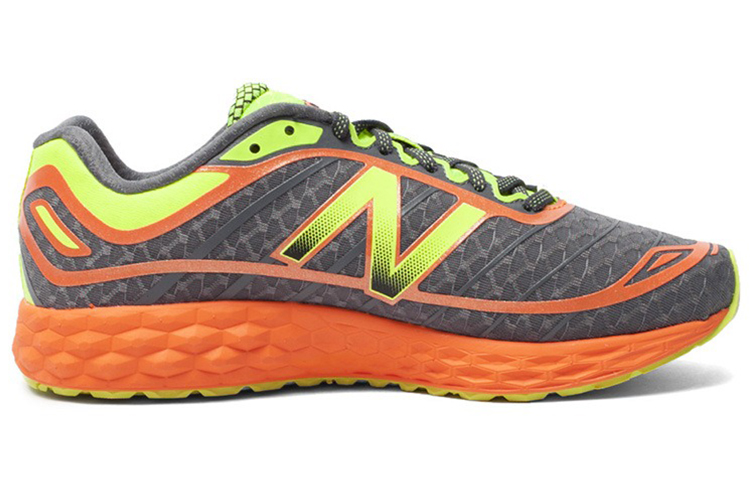 Order New Balance 980 Serie Anti-Slip Ademend Lage Sneakers Zwart Oranje Colorblock. M980GY2