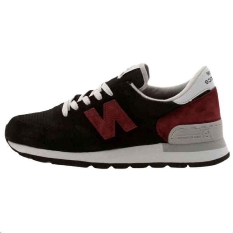 Lookbook New Balance 990 Connoisseur Painters Negro/Burdeos M990CBO