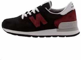 Lookbook New Balance 990 鑑賞家畫家 黑色/酒紅色 M990CBO