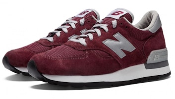 New Balance 990 Edisi Semula 'Burgundy' M990BD Lookbook New Balance 990 Edisi Semula 'Burgundy' M990BD