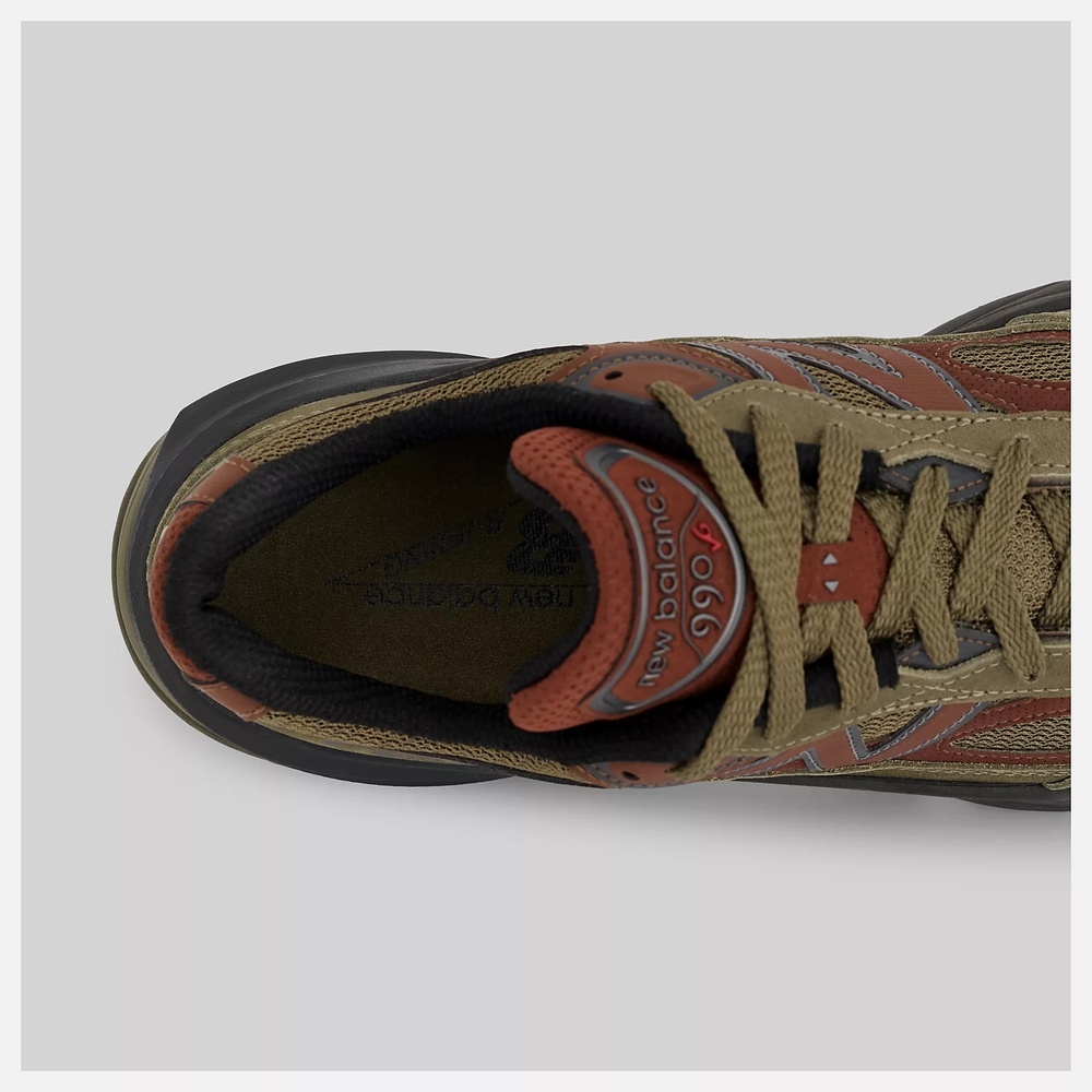 Shop New Balance 990 Series Retro Casual Shoes Mid-Cut Sneakers U990CA6-D