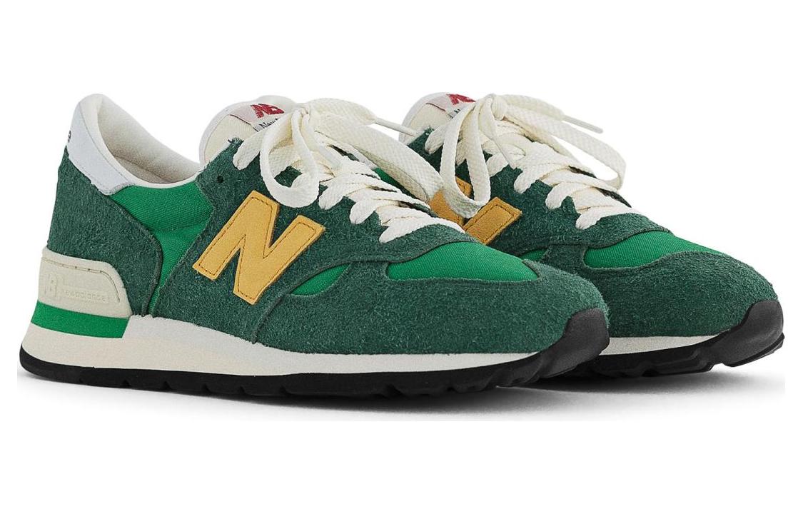 Lookbook New Balance 990 V1 '绿色黄色' MR990V1