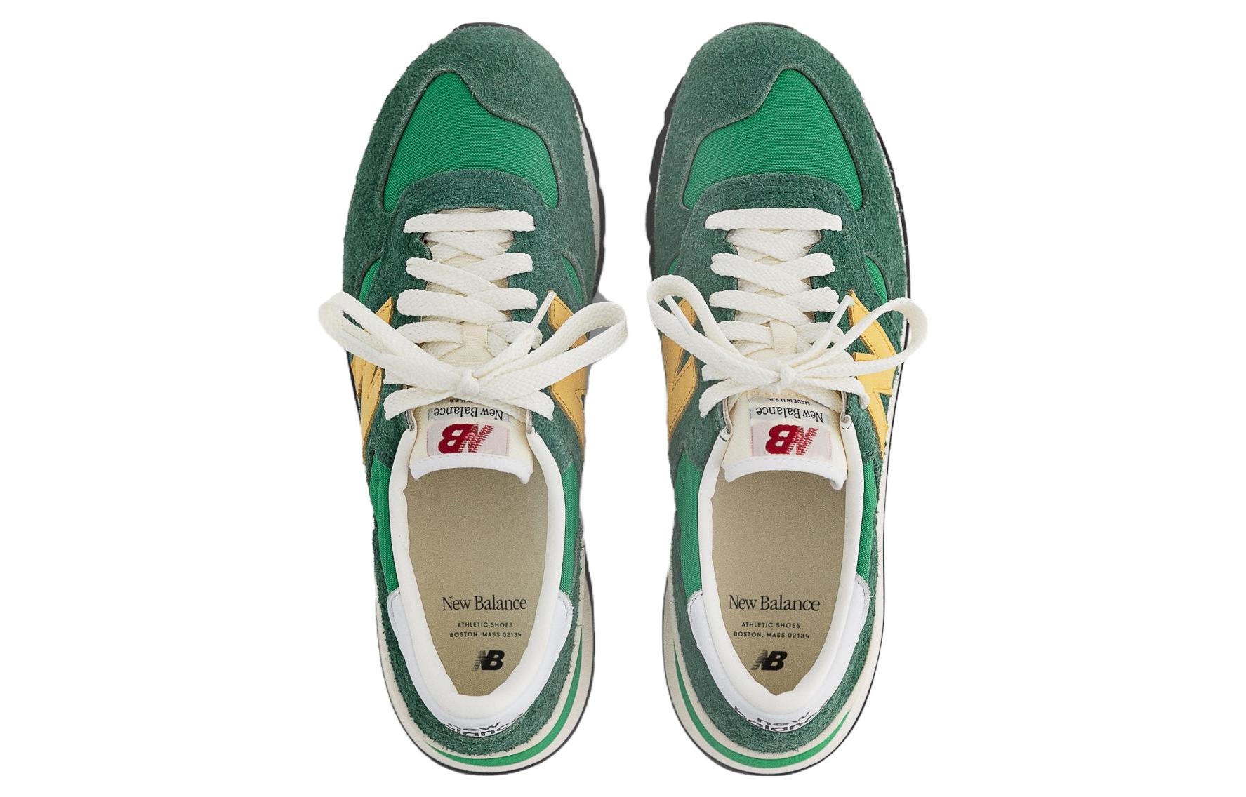 Shop New Balance 990 V1 '绿色黄色' MR990V1