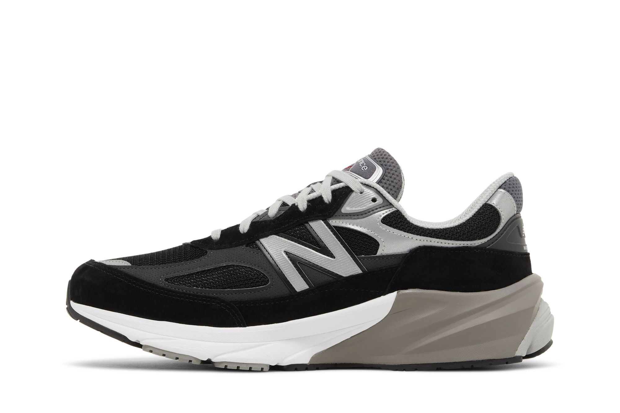 Shop 新百倫 990v6 美國製 2E 寬版 '黑銀' M990BK6-2E