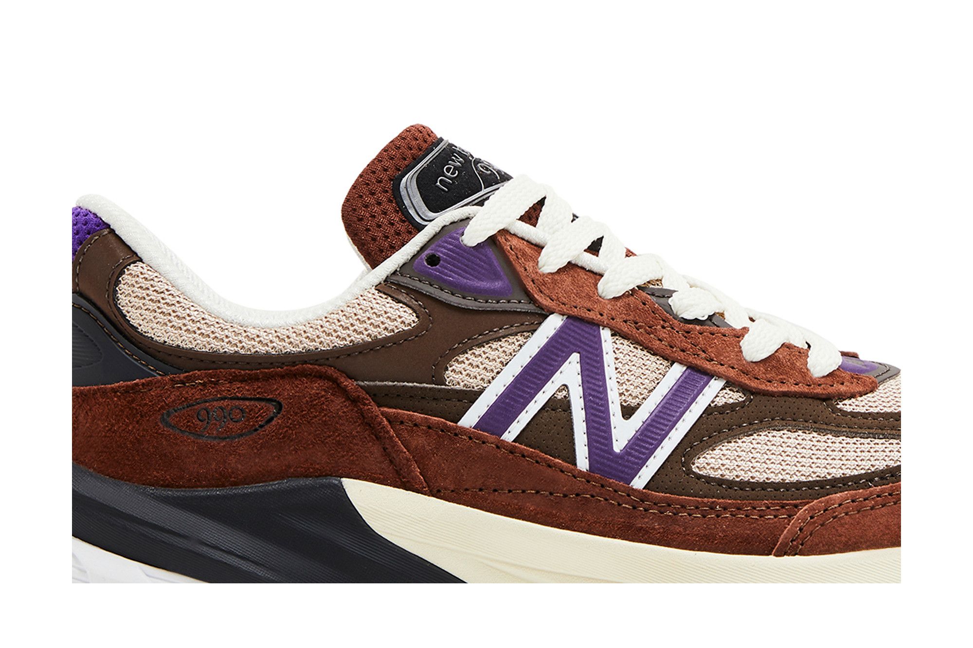 Lookbook New Balance 990v6 Made in USA ''Rich Oak Cosmic Grape'' Herren Sneaker U990OP6