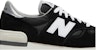 New Balance 990v1 Buatan USA 'Hitam Putih' M990BK1
