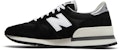 New Balance 990v1 Buatan USA 'Hitam Putih' M990BK1