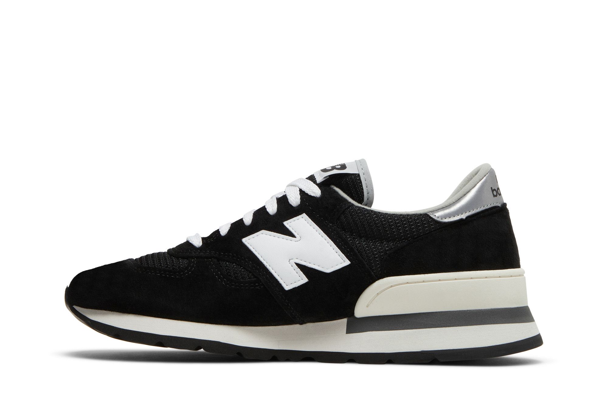 Shop New Balance 990v1 Made In USA 'Black White' M990BK1