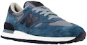 Lookbook New Balance 990v1 Buatan USA 'Biru Keluli' M990DBL