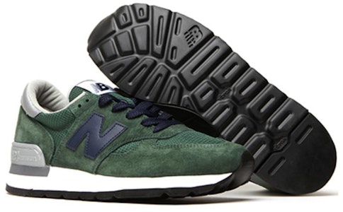 New Balance 990v1 Buatan USA 'Hijau' M990GB Shop New Balance 990v1 Buatan USA 'Hijau' M990GB