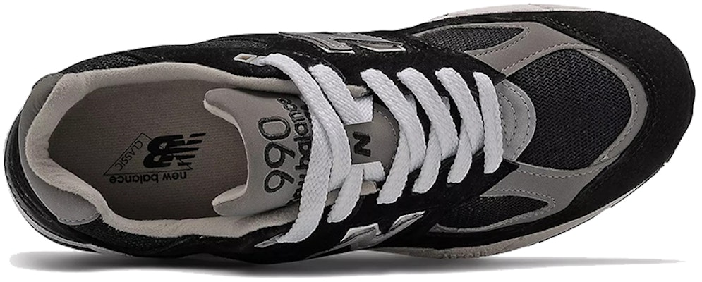New Balance 990v2 Made in USA 'Black Grey' M990BL2 Lookbook New Balance 990v2 Made in USA 'Black Grey' M990BL2
