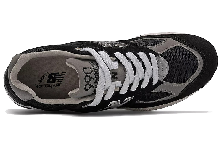 Lookbook New Balance 990v2 Buatan USA 'Hitam Kelabu' M990BL2