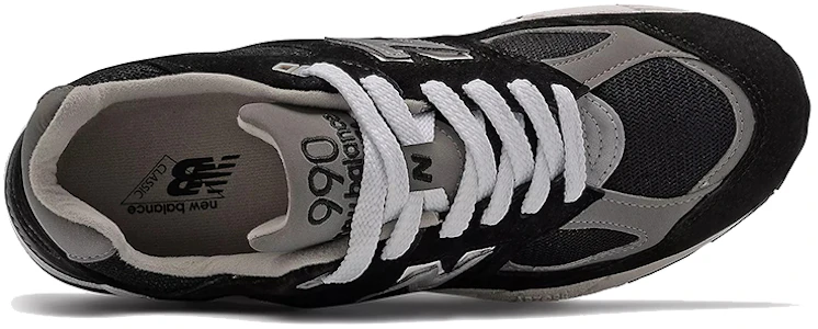 New Balance 990v2 Buatan USA 'Hitam Kelabu' M990BL2 Lookbook New Balance 990v2 Buatan USA 'Hitam Kelabu' M990BL2