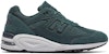 New Balance 990v2 Buatan USA 'Petrol' M990DRK2