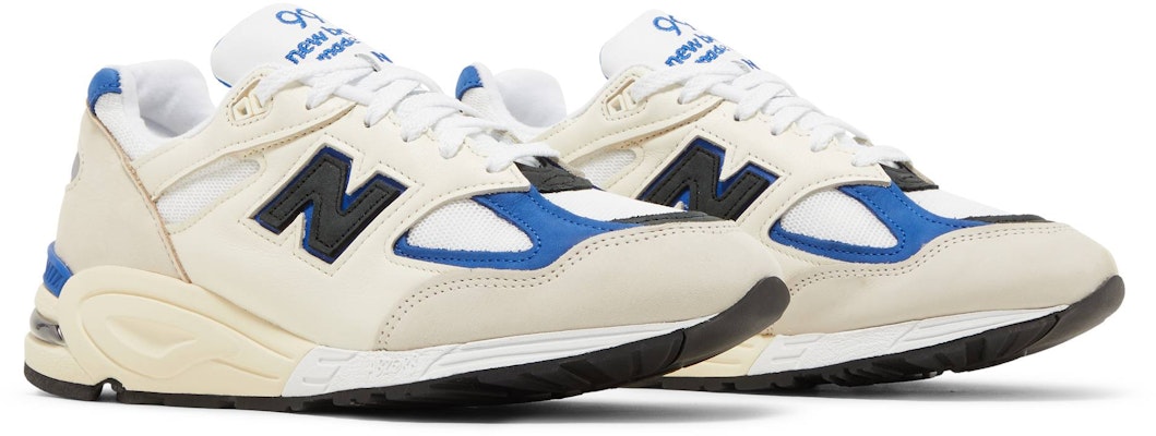 New Balance 990v2 Made in USA 'White Blue' M990WB2 Cheap New Balance 990v2 Made in USA 'White Blue' M990WB2
