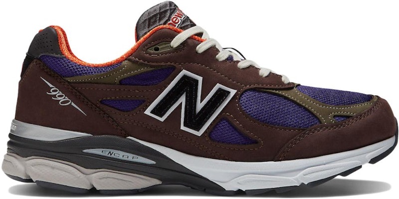 新百伦 990V3 棕色紫色 运动鞋 M990BR3 Order 新百伦 990V3 棕色紫色 运动鞋 M990BR3