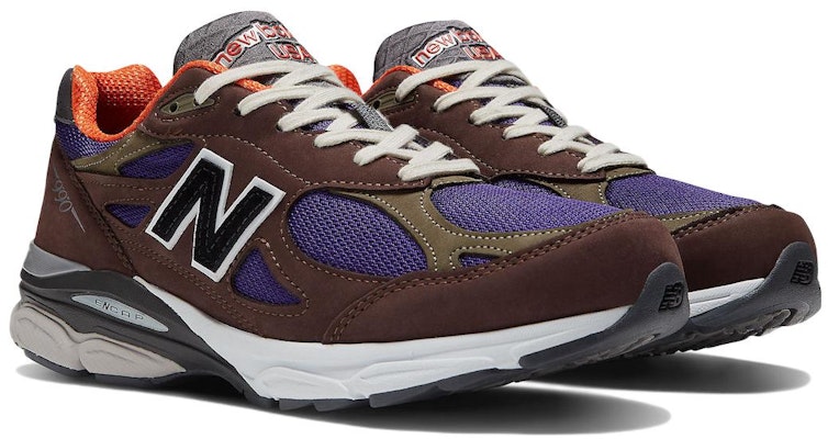 新百伦 990V3 棕色紫色 运动鞋 M990BR3 Lookbook 新百伦 990V3 棕色紫色 运动鞋 M990BR3