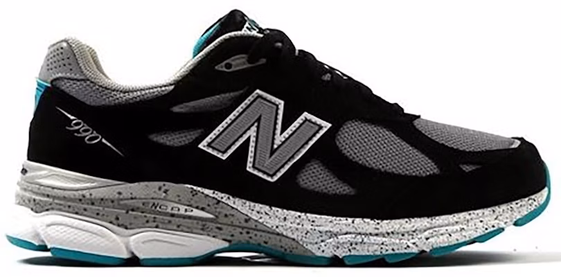 New Balance 990v3 Hitam Kelabu Biru Teal M990OB3 Buy New Balance 990v3 Hitam Kelabu Biru Teal M990OB3