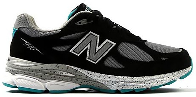 New Balance 990v3 Black Grey Teal M990OB3