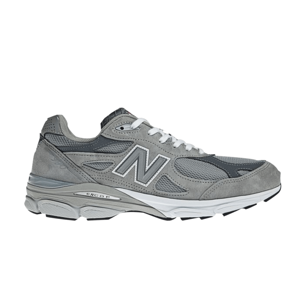 Buy New Balance 990v3 Made in USA 4E Wide 'Gris Blanco'. M990GL3-4E