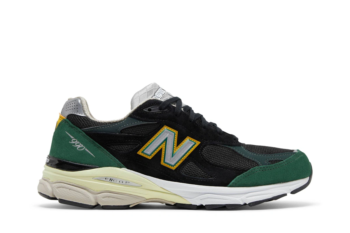 New Balance 990v3 Made In USA 'Black Green' M990CP3