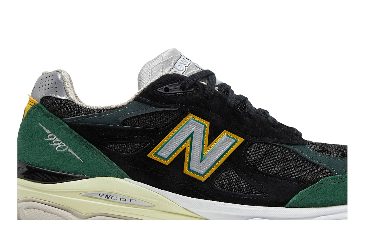 New Balance 990v3 Made In USA 'Black Green' M990CP3