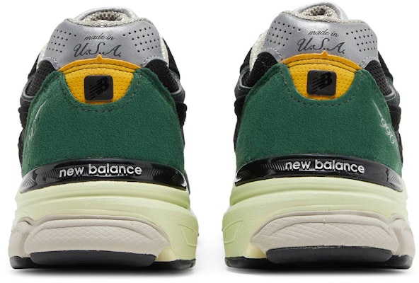 New Balance 990v3 Made In USA 'Black Green' M990CP3 Details for New Balance 990v3 Made In USA 'Black Green' M990CP3