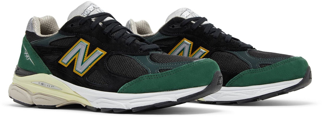 New Balance 990v3 Made In USA 'Black Green' M990CP3 Cheap New Balance 990v3 Made In USA 'Black Green' M990CP3