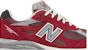New Balance 990v3 MiUSA 'Scarlet Marblehead' Merah Kelabu M990TF3