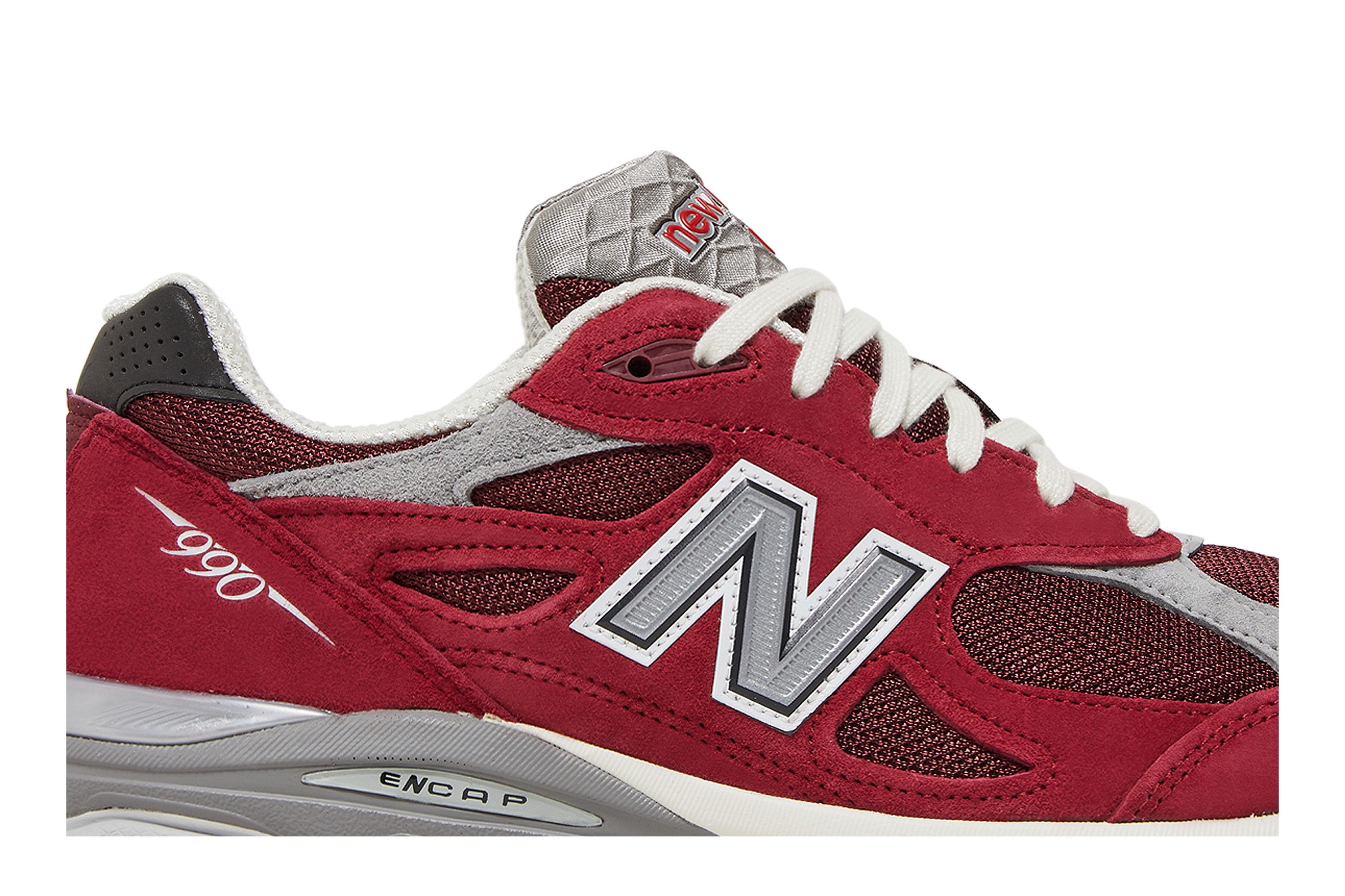 Lookbook New Balance 990v3 MiUSA ''Scharlachrot Marmorstein'' M990TF3