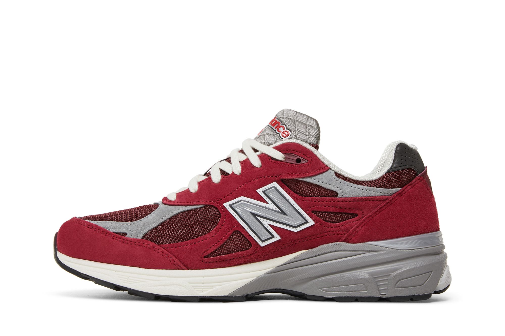 Shop New Balance 990v3 MiUSA ''Scharlachrot Marmorstein'' M990TF3