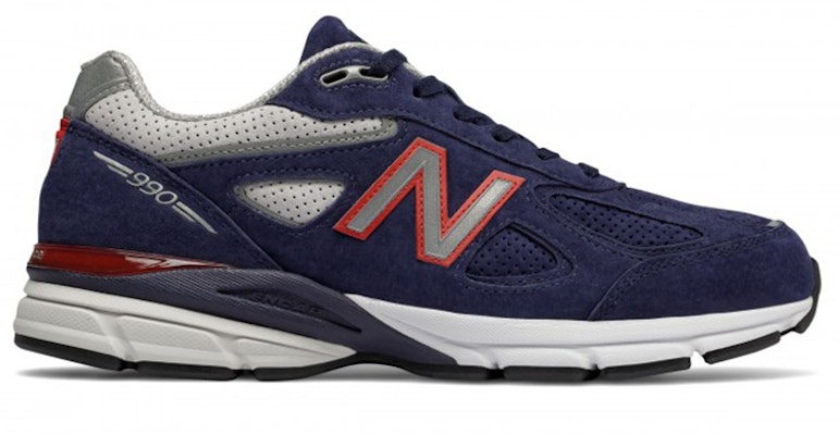New Balance 990v4 'Navy Red' M990BR4 Order New Balance 990v4 'Navy Red' M990BR4