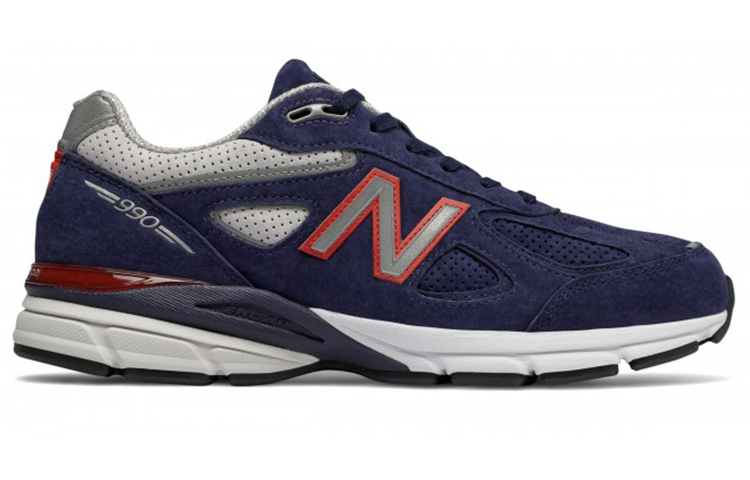 Order New Balance 990v4 '海军蓝红' M990BR4