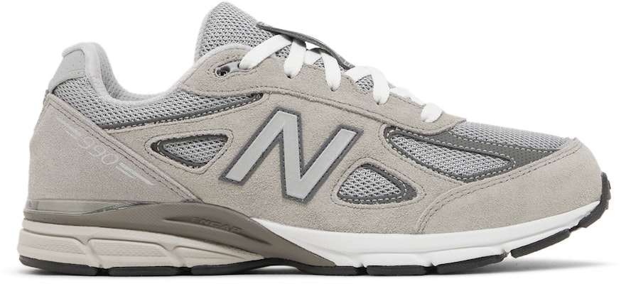 (Grade School) New Balance 990v4 Big Kid 'Kool Grey Silver Filigree' GC990GR4 Buy (Grade School) New Balance 990v4 Big Kid 'Kool Grey Silver Filigree' GC990GR4