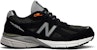 New Balance 990v4 Hitam Zaitun Jingga M990MB4