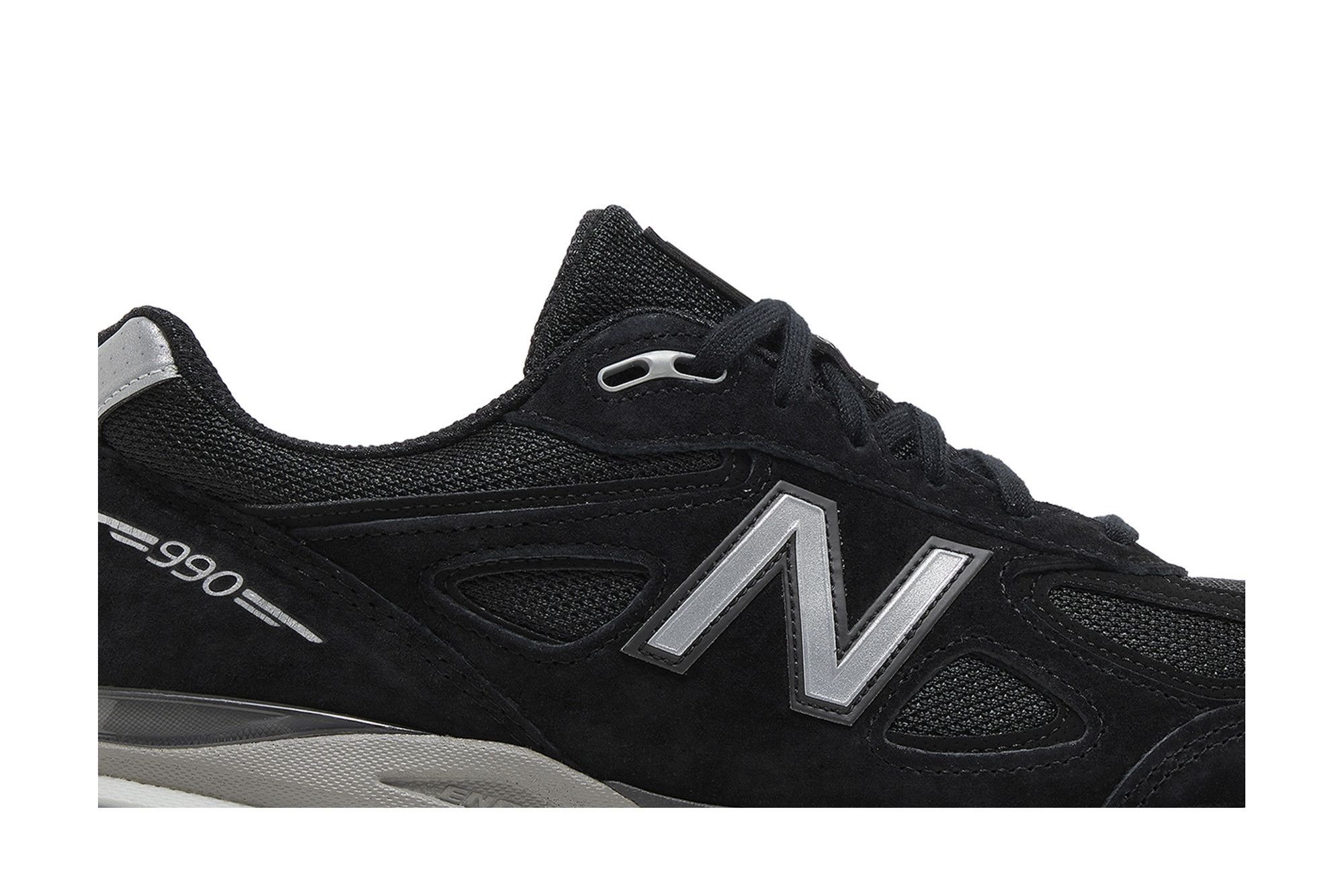 Lookbook New Balance 990v4 Made in USA 2023 'Black Silver' U990BL4