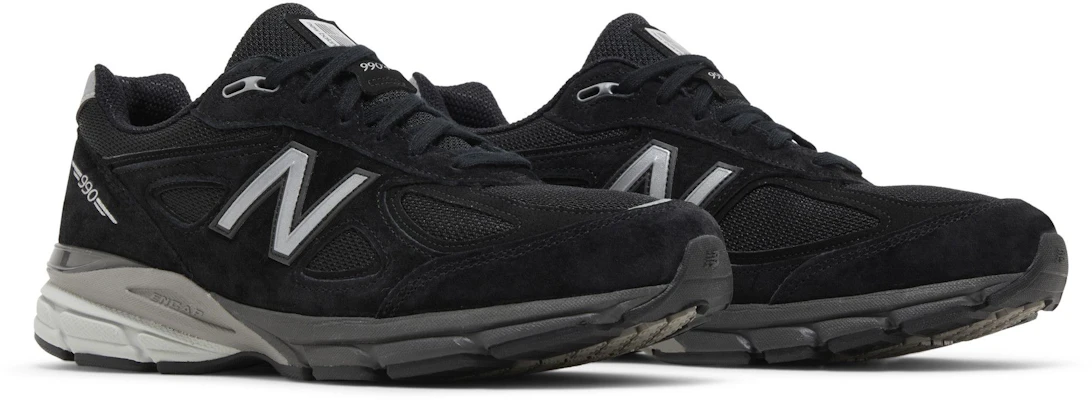 New Balance 990v4 Made in USA 2023 'Black Silver' U990BL4 1