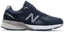 Buy New Balance 990v4 Made in USA 2023 'Navy' Lelaki Wanita Kasut Original Navy U990NV4