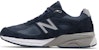 New Balance 990v4 Made in USA 2023 'Navy' Lelaki Wanita Kasut Original Navy U990NV4