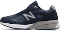 Lookbook New Balance 990v4 Made in USA 2023 'Navy' Lelaki Wanita Kasut Original Navy U990NV4