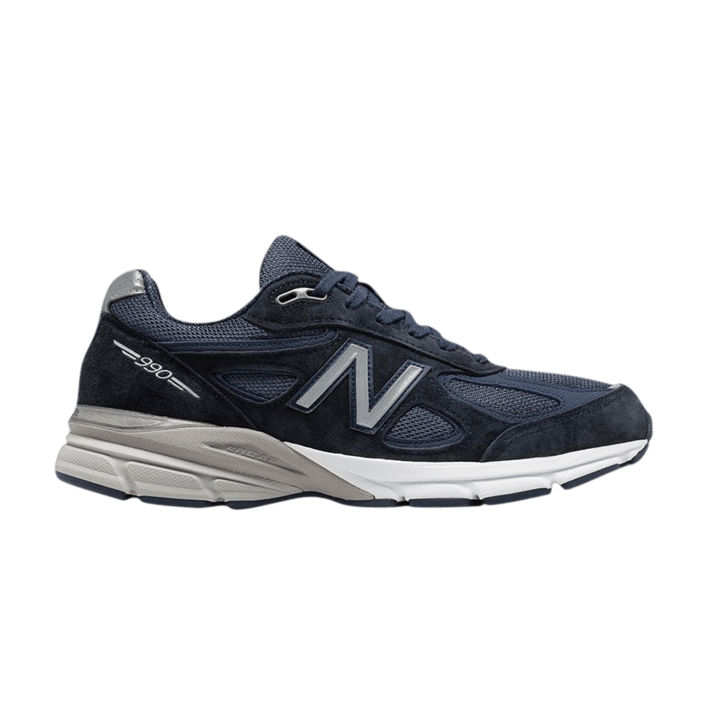 Buy New Balance 990v4 Buatan USA 2A Wide 'Navy' M990NV4-2A