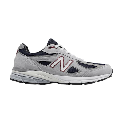 NB 990v4 Made in USA 2E Wide 'Grey Navy'