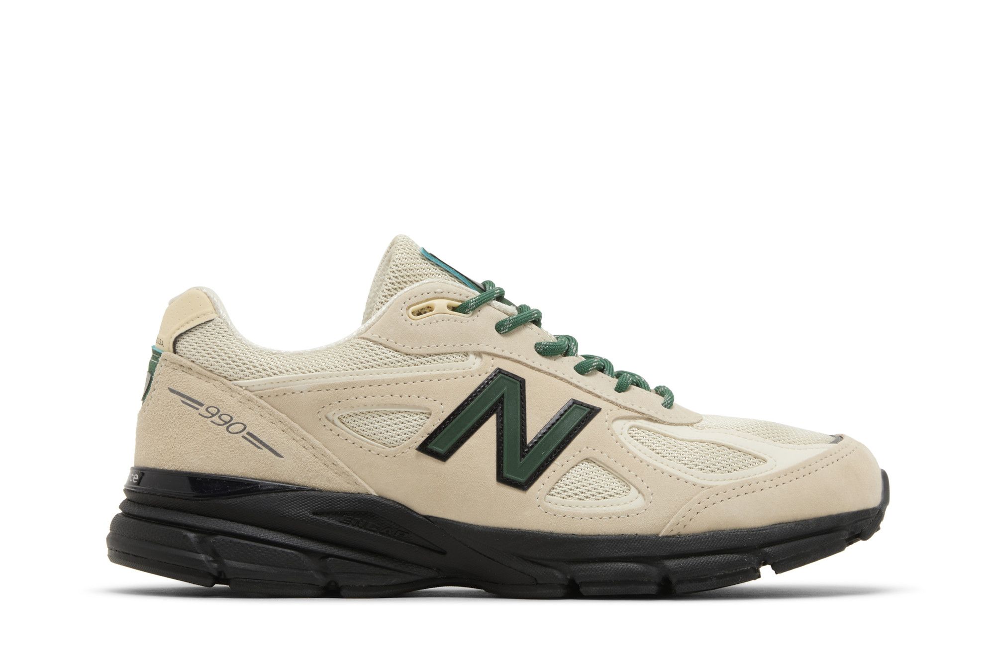 New Balance 990v4 Made in USA 'Macadamia Nut Black' U990GB4