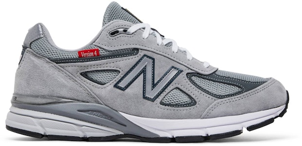 New Balance 990v4 Buatan AS 'Red Label Abu-Abu' M990VS4 Buy New Balance 990v4 Buatan AS 'Red Label Abu-Abu' M990VS4