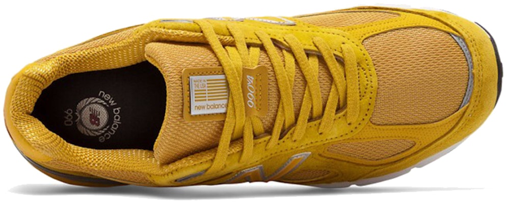 New Balance 990v4 Buatan USA 'Kuning' M990QK4 Lookbook New Balance 990v4 Buatan USA 'Kuning' M990QK4