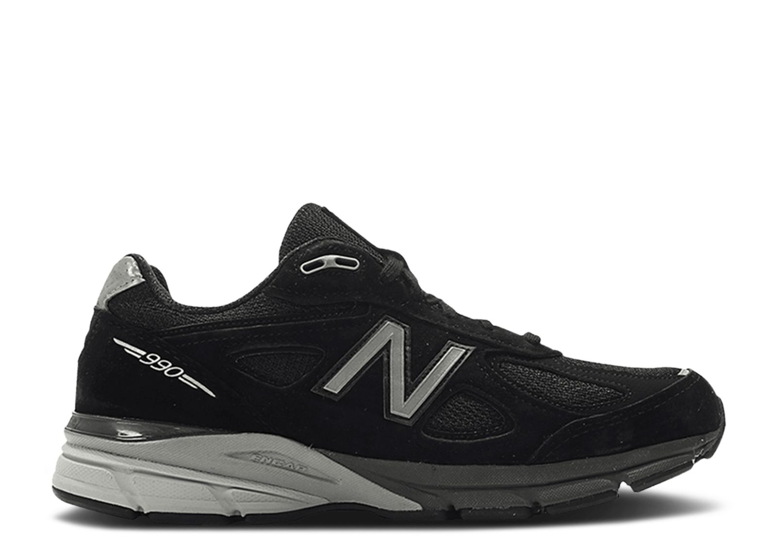 Buy 美國製造的 New Balance 990v4 寬楦版 “黑銀” M990BK4-W