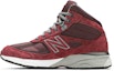 Lookbook New Balance 990v4 Mid Buatan USA 'Burgundy' MO990BU4