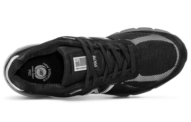Lookbook New Balance 990v4 Reflective Hecho en USA 'Negro' M990BLE4