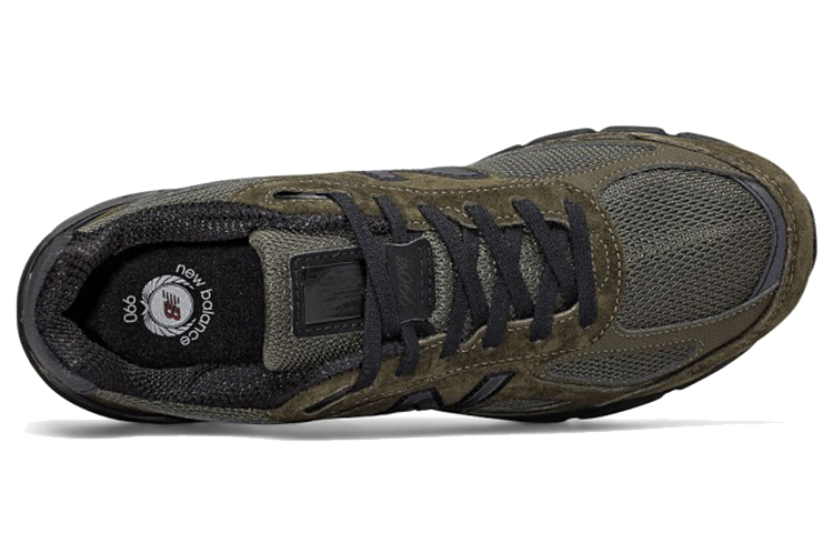 Lookbook New Balance 990v4 Running Course Hijau Tentera M990MG4